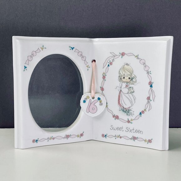 Precious Moments Sweet 16 Growing in Grace Picture Holder w Heart Bookmark 25064 - Picture 2 of 16